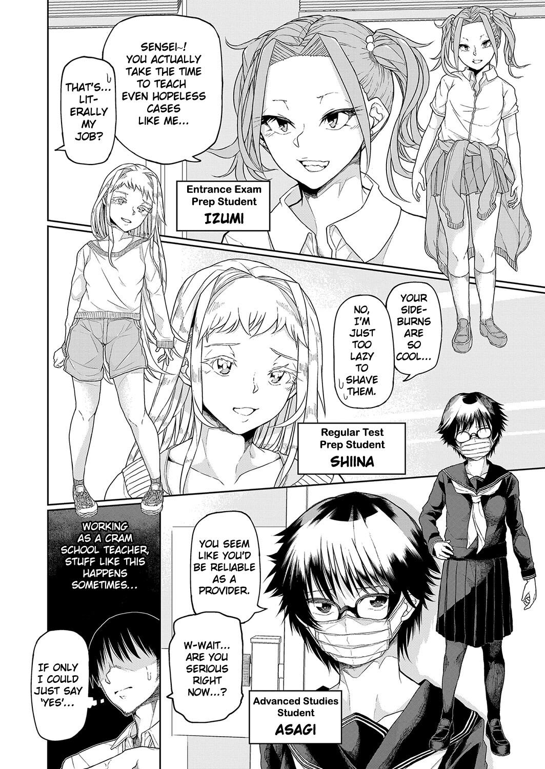 Hentai Manga Comic-Being a Cram School Teacher is Tough-Read-2